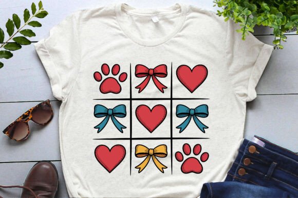 Checkered Dog Paw Valentine’s Day Design Review