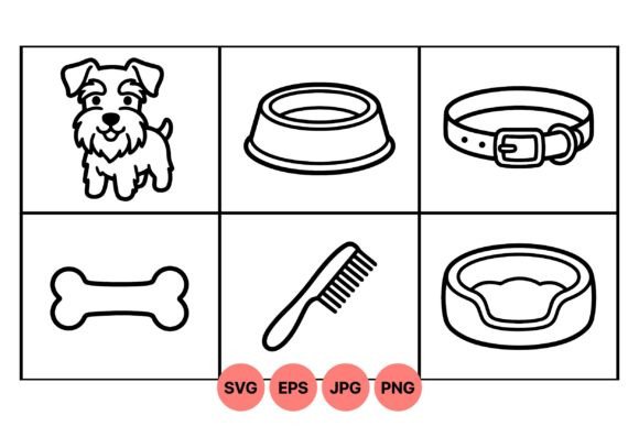 Cute Dog and Pet Supplies Svg Review