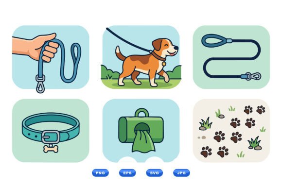Cute Dog Walking Essentials Svg Review
