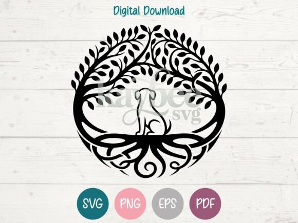 Dog Celtic Tree of Life Embroidery Design Review