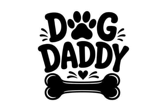 Dog Daddy Paw Print SVG Design Review