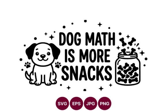Dog Math Snack SVG Design Review