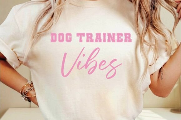 Dog Trainer Vibes SVG PNG Tshirt Design