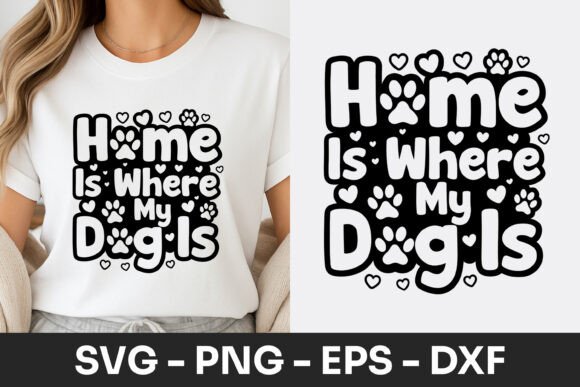 Home is Where My Dog Is Typography SVG Review