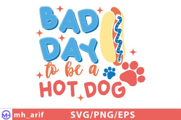 Hot Dog 4th of July SVG Design Review