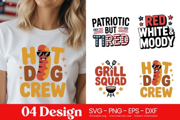 Hot Dog Crew BBQ Quotes SVG PNG Review