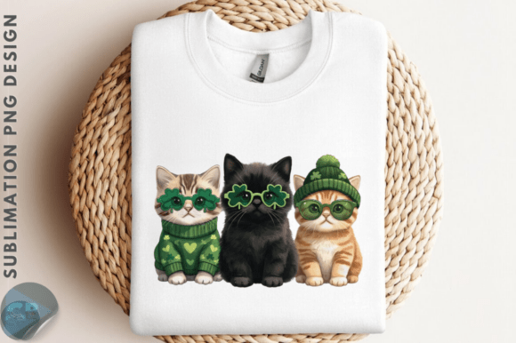 Purrfectly Lucky Cat St Patricks Day PNG Review