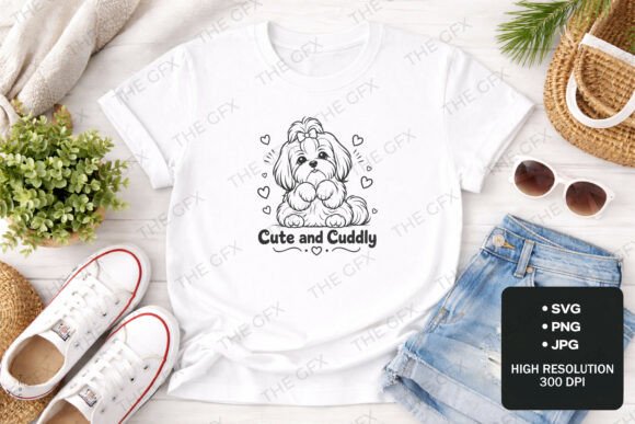 Shih Tzu Dog Cute and Cuddly SVG Review