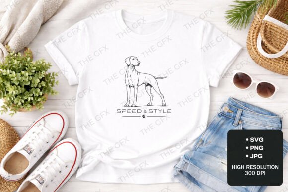 Speed Style Dog Shirt Design SVG Review