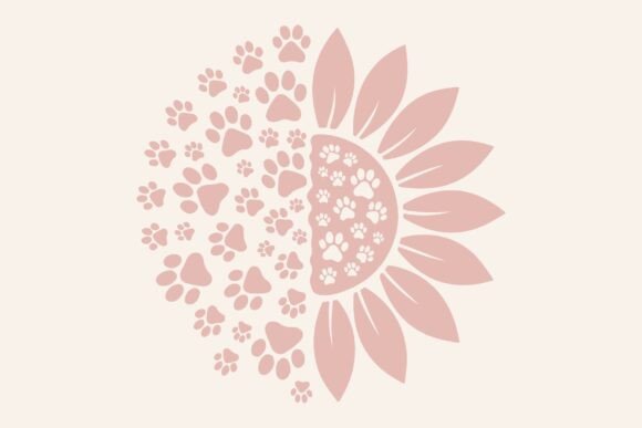 Sunflower Dog Paw Vector SVG Review