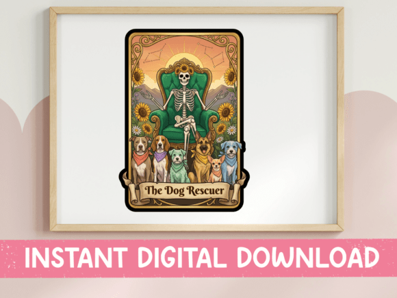 The Dog Rescuer Tarot Card Design Review