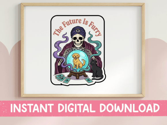 The Future is Furry Dog Fortune Teller